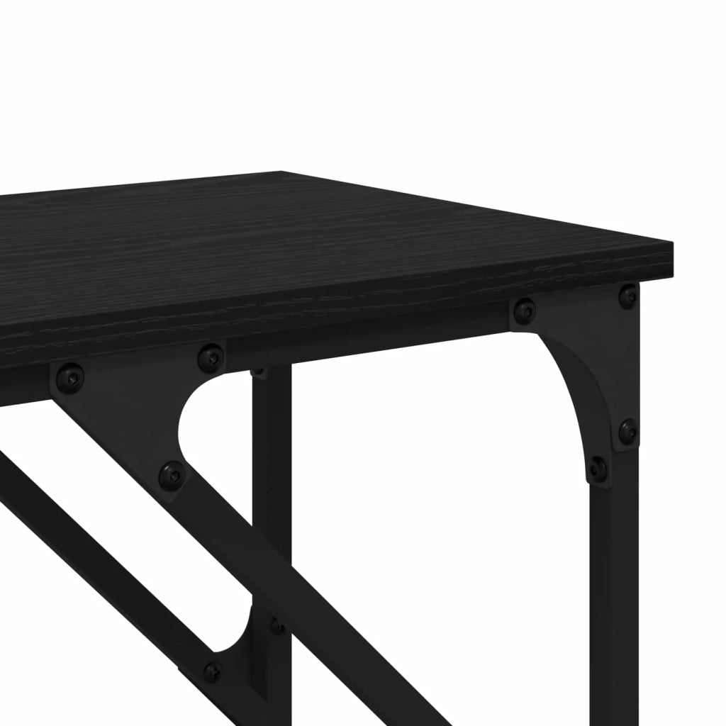 Tavolo consolle Rovere Nero 180 x 30 x 75 cm 882880