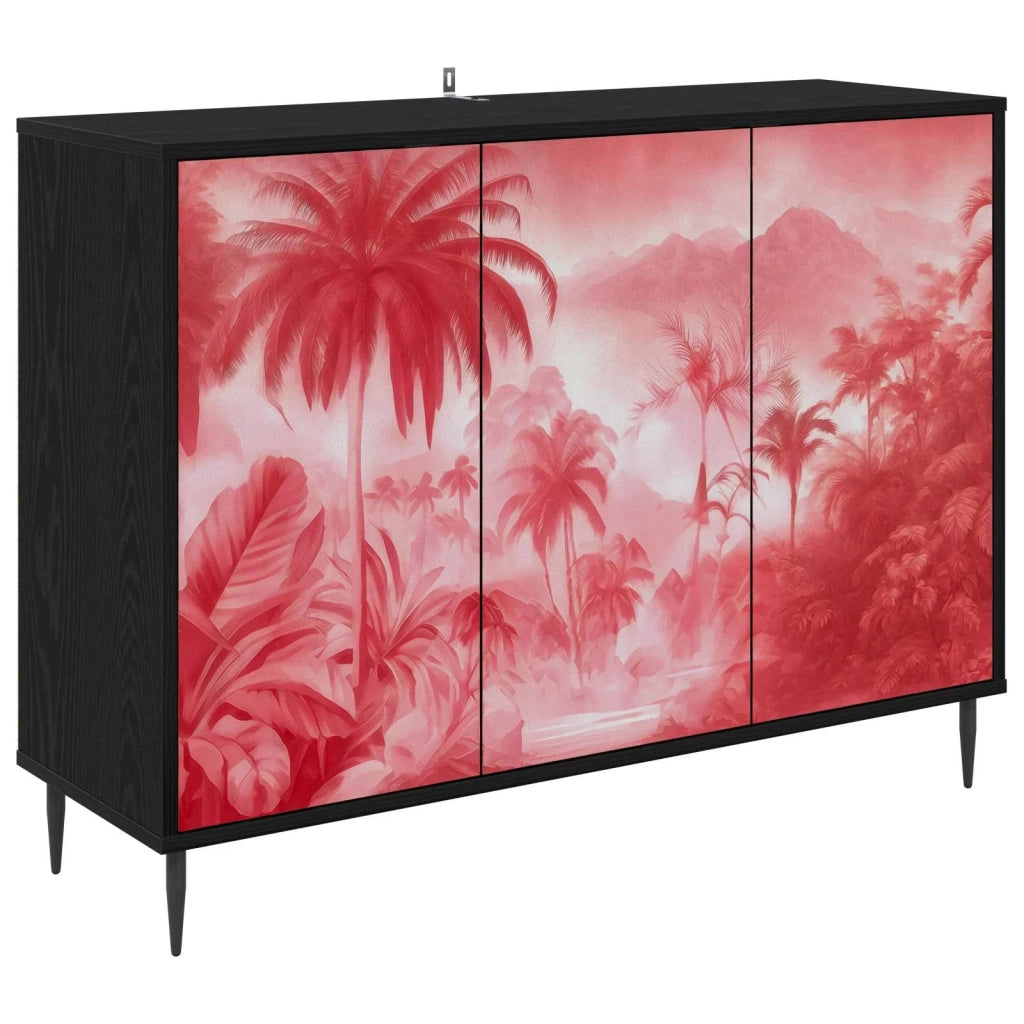 Credenza AACHEN Rovere Nero 102 x 33 x 76 cm 8006986
