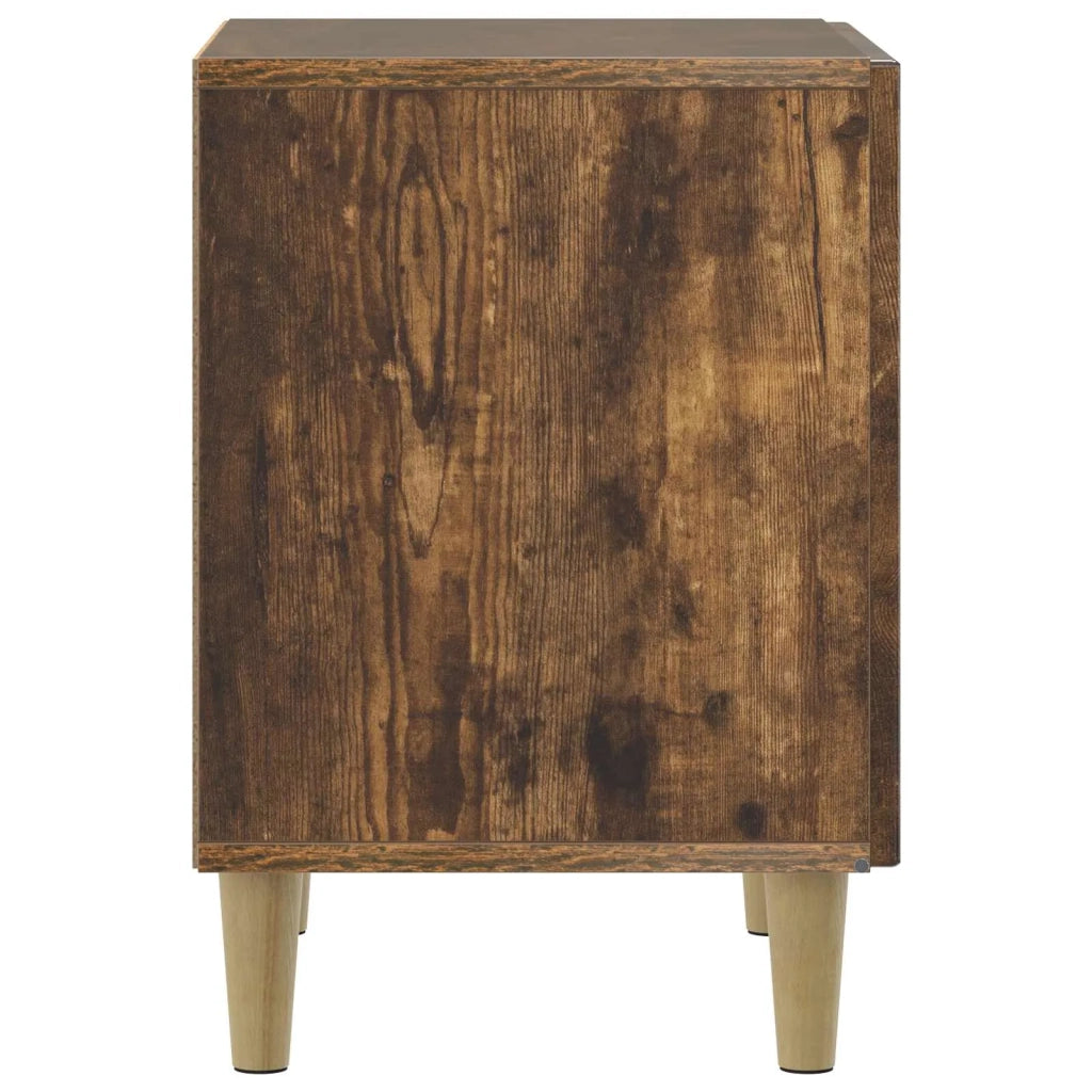 Armadio da Notte Rovere Fumo 43 x 34,5 x 50 cm