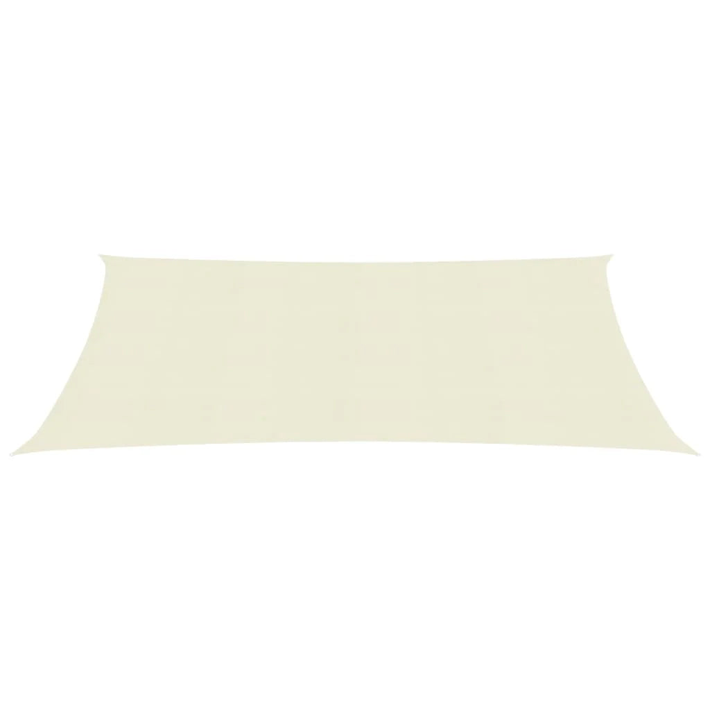 Vela ombreggiante/ombrellone 160 g/m² crema 3 x 5 m HDPE 02_0009087