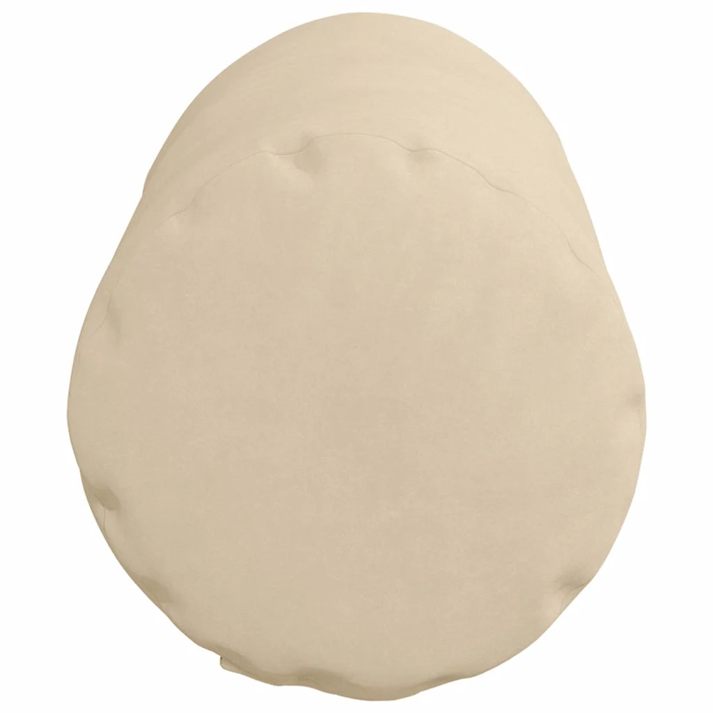 Cuscini a rullo 2 pcs Crema Ø 15 x 40 cm Tessuto in Microfibra 42014301