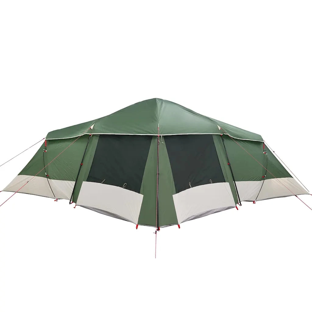 Tenda Familiare con tetto Verde e Grigio 721 x 335 x 212 cm 4100670