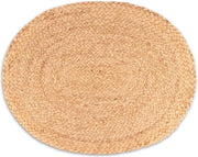 Tavoliere ovale in juta intrecciata - set da 4 - tavoliere decorativi in stile boho