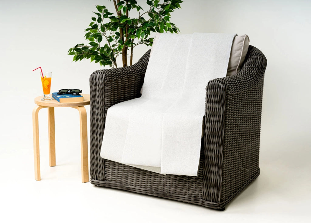 Telo Arredo Granfoulard Copritutto Cotone Made Italy Vari Disegni Arredatutto Copriletto Multiuso - 1 Piazza - Tinta Unita Grigio