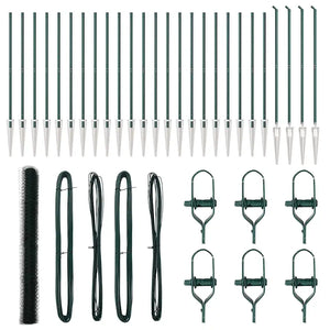 Palo della recinzione Verde 50 x 1,6 m (rete da 50 mm)