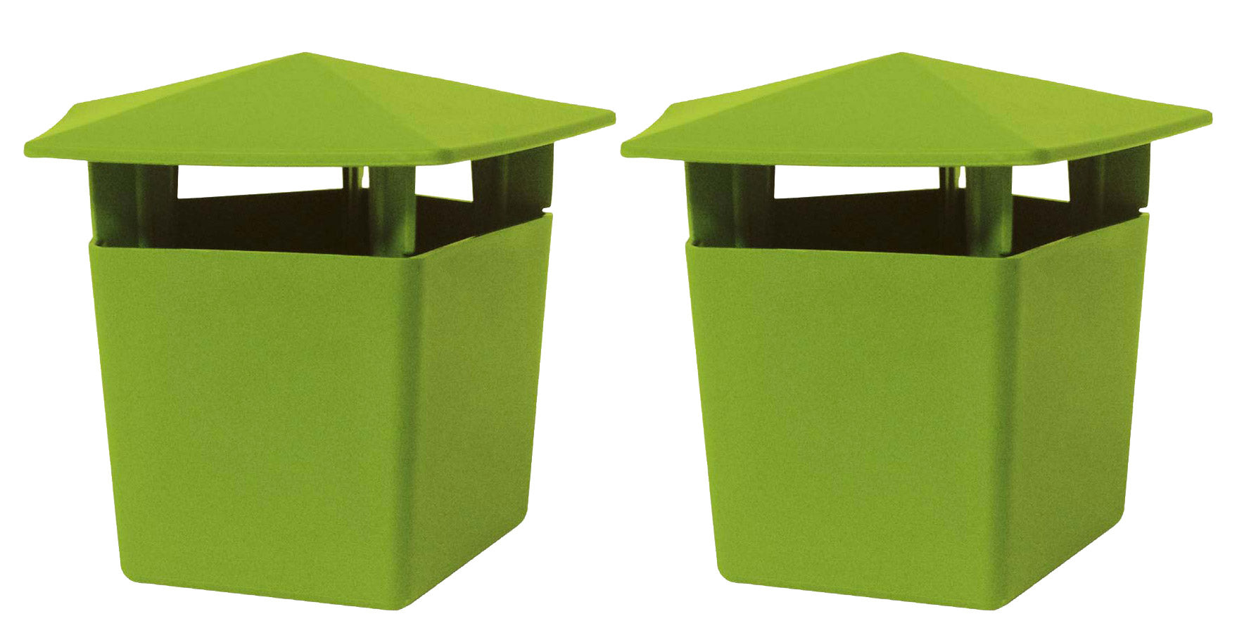 Set 2 Trappole per Lumache in Plastica Rama Verdi