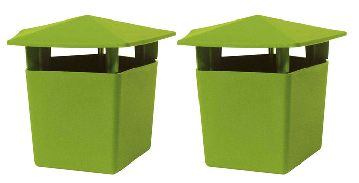 Set 2 Trappole per Lumache in Plastica Rama Verdi