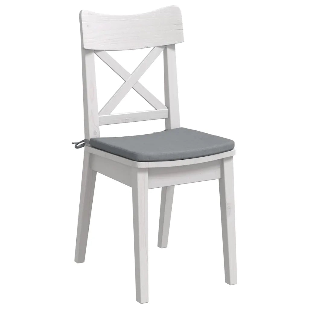 Cuscini per Seduta 4 pcs Grigio chiaro 40 x 40 x 3 cm Tessuto 42015189