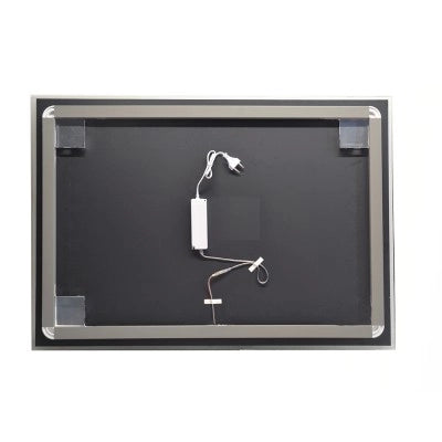 Specchiera retroilluminata LED 100x70 reversibile sabbiatura perimetrale 1 cm