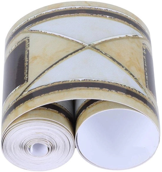 Pannelli di decorazione PVC autoadesivi acqua-resistente per bagno e cucina, 10x500cm