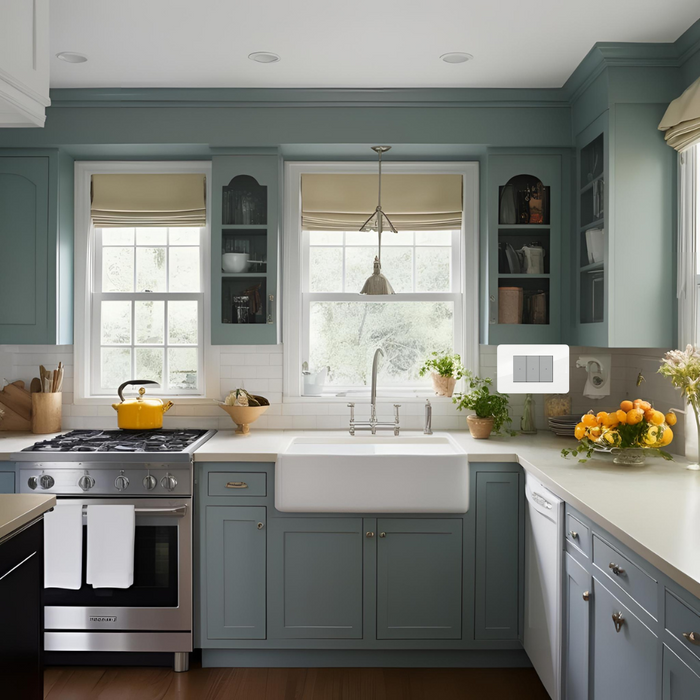 Bticino serie matixgo placche a 3 moduli in tecnopolimero varie finiture *** colore bianco, confezione 1