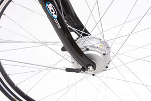Bici elettrica SCH E-Moving 28'' City Nera