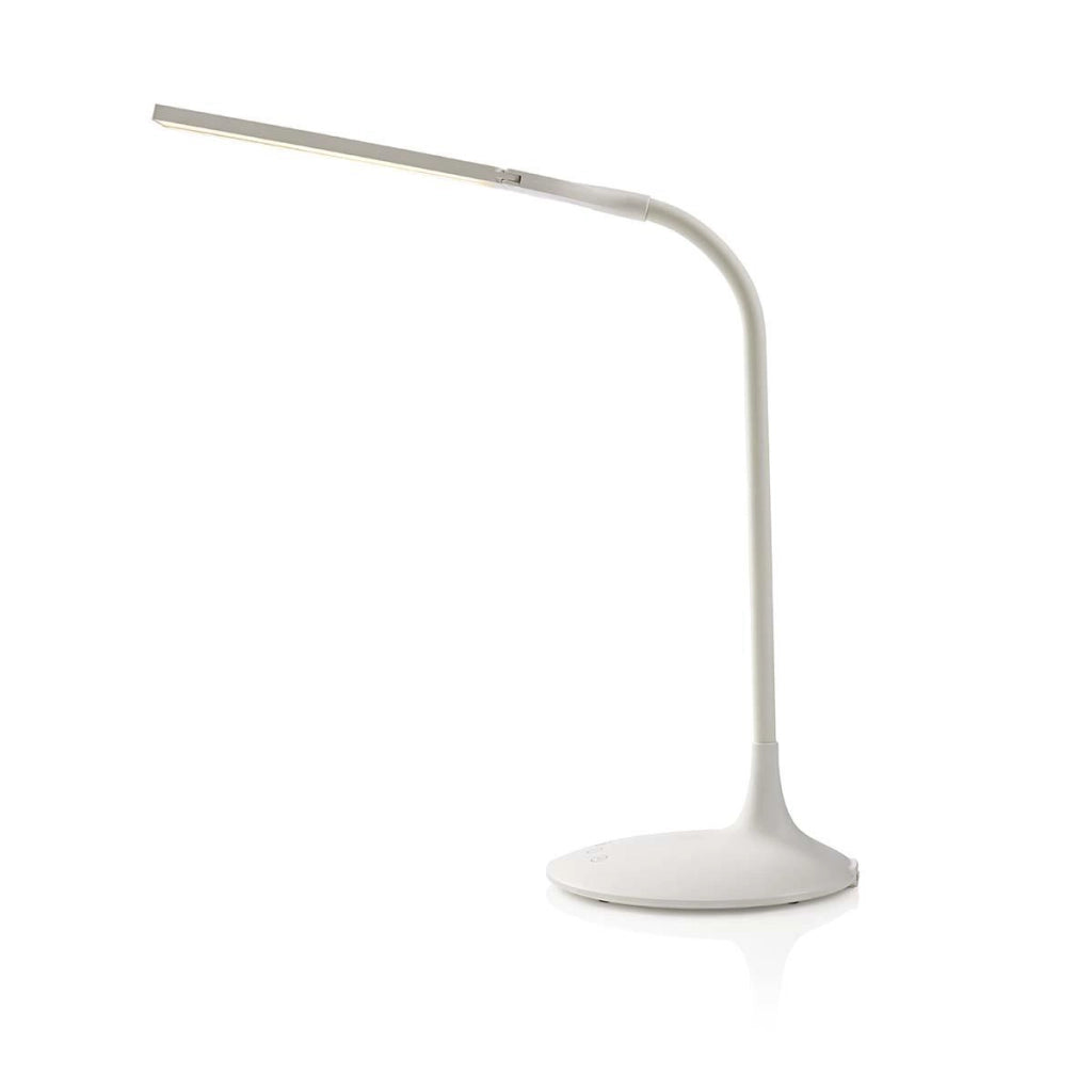 Lampada da scrivania a LED ricaricabile da 280 lm con controllo tattile Bianco Nedis