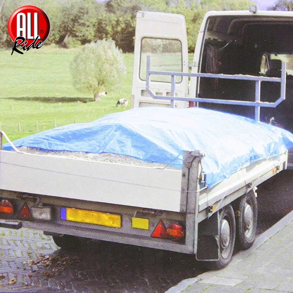 Telo Copertura Carico Rimorchi Camion 250x140 cm All Ride + 4 Cinghie Protezione