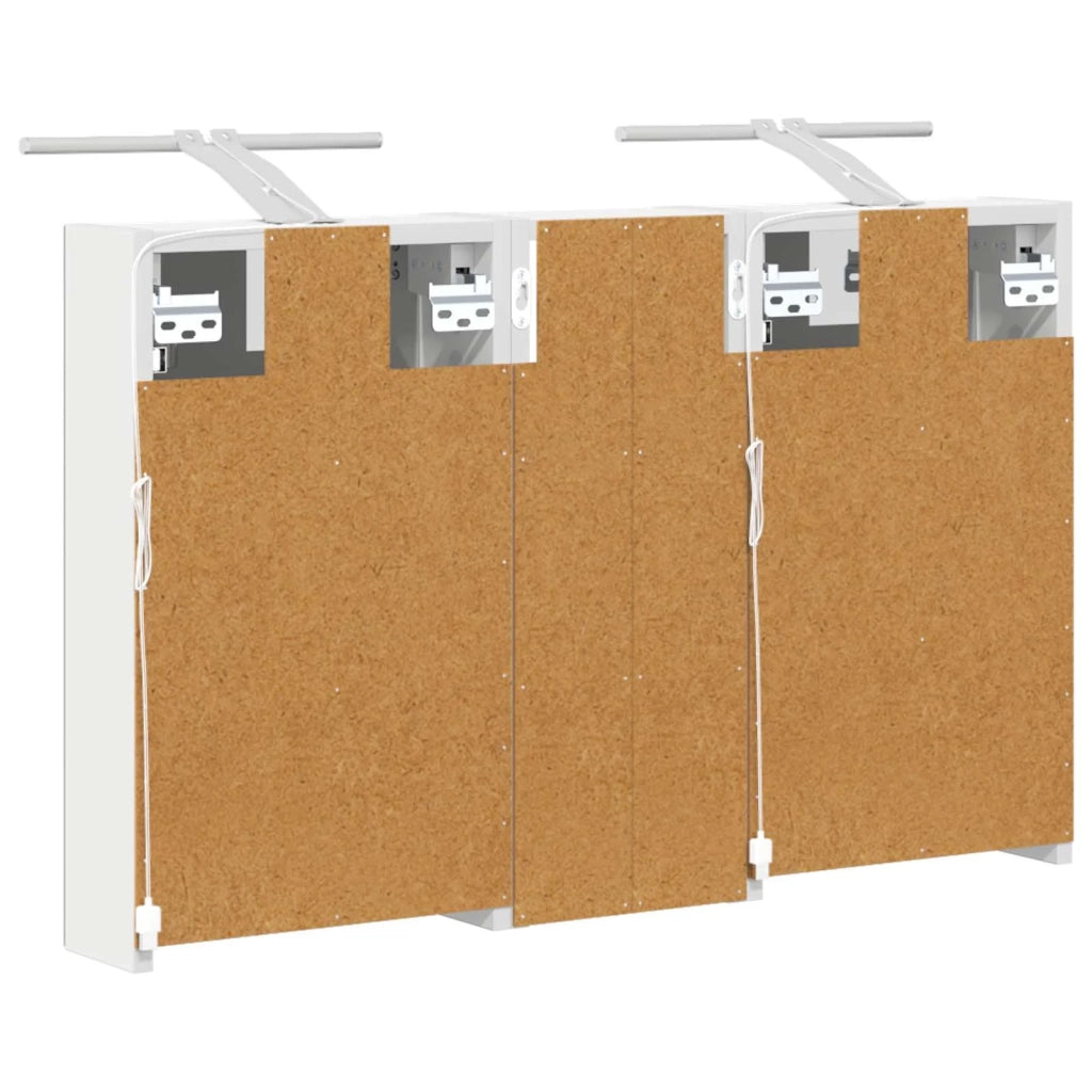 Set di Armadi da Bagno con lo scaffale 3 pcs 80 x 10,5 x 50 cm 3403656