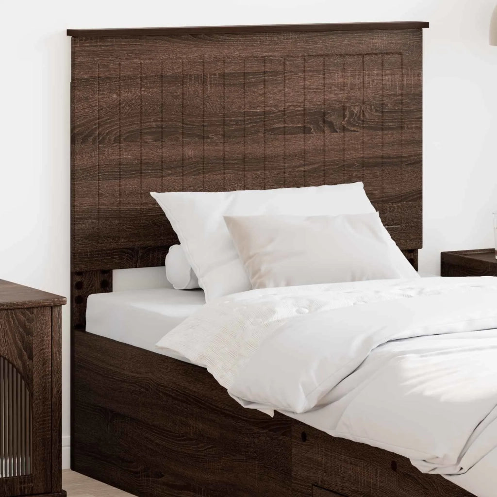 Testiera con testiera Rovere Marrone 90 cm Legno multistrato 887810