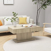Tavolino da Salotto-Tavolino da soggiorno-Tavolo Rovere Sonoma 96x50x45cm Legno Multistrato