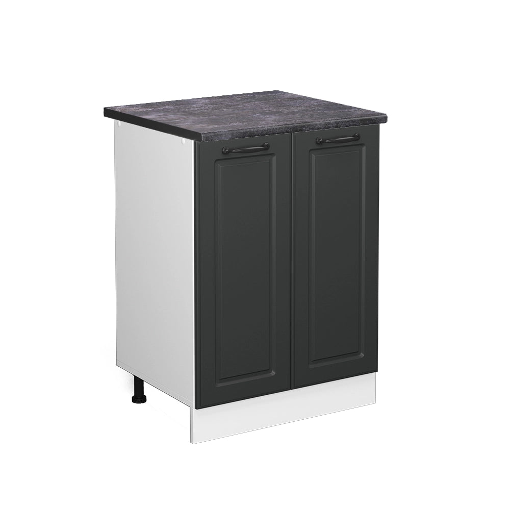 Vicco Mobiletto base cucina Antracite casa di campagna 60 cm , PL Antracite