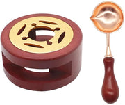 Impastatrice per sigillatura rossa - Spatola per sigillatura - Riscaldatore di sigillatura - Set di riscaldamento per sigillatura - Materiale: becco d'abete - 1 pezzo - Set per sigillatura