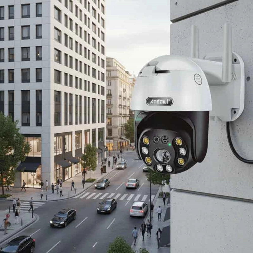 Trade Shop - Telecamera Ip Wi-fi Panoramica Di Sorveglianza 8k Wireless Impermeabile Q-s4 Max -
