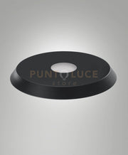 3805-56-101 DIFFUSORE/PARALUME IN METALLO NERO D.35CM H.3,5CM PER KIT LUCI LED 14W