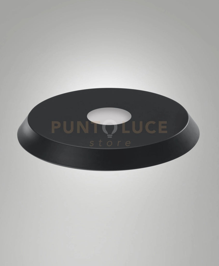 3805-56-101 DIFFUSORE/PARALUME IN METALLO NERO D.35CM H.3,5CM PER KIT LUCI LED 14W