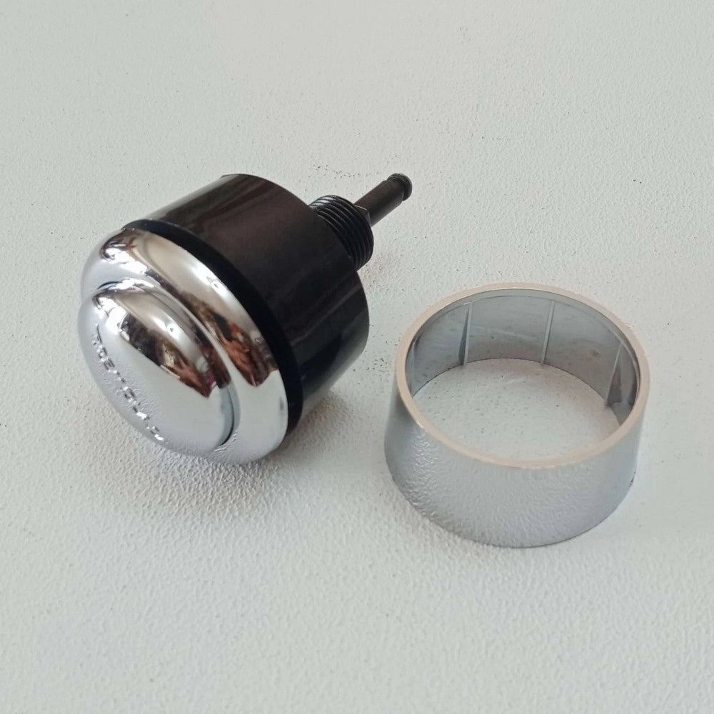 Pulsante di scarico cromato pneumatico per batteria di scarico tremolada