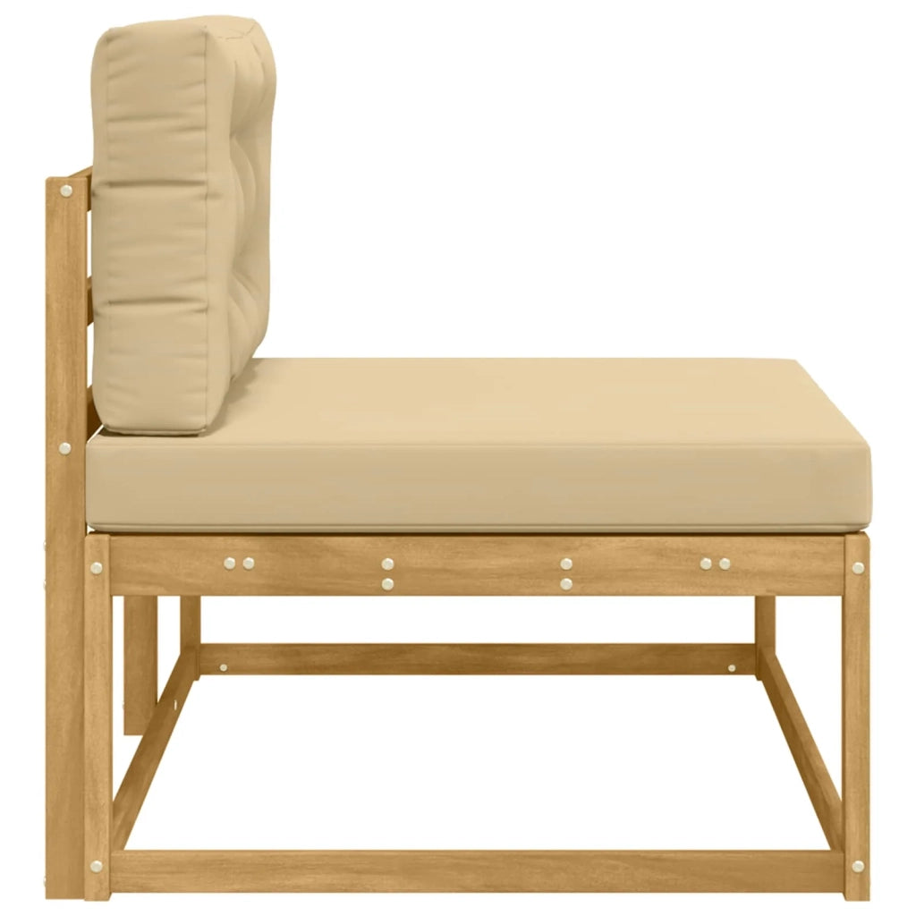Divano da esterno-Divano da Giardino Bianco 115 x 83 x 73 cm Poliestere 963543