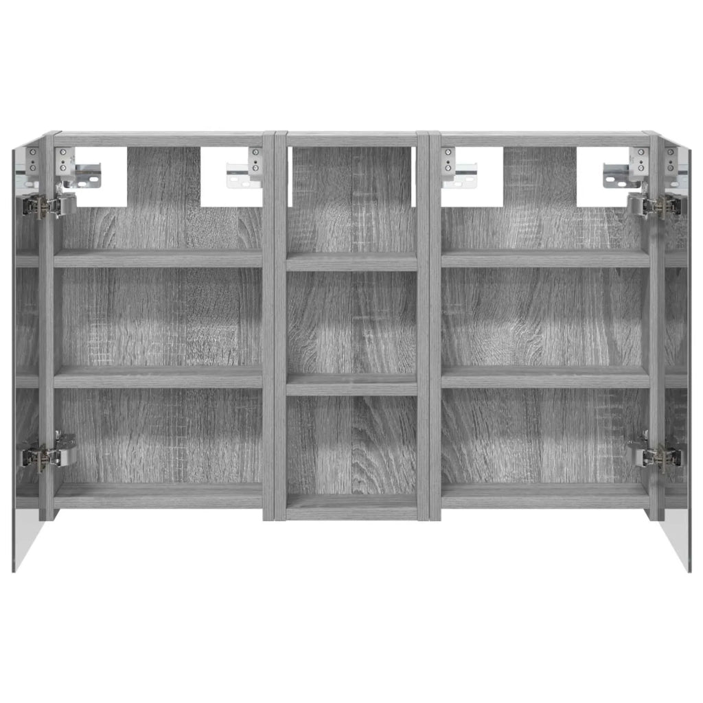Set di Armadi da Bagno con lo scaffale 3 pcs 80 x 10,5 x 50 cm