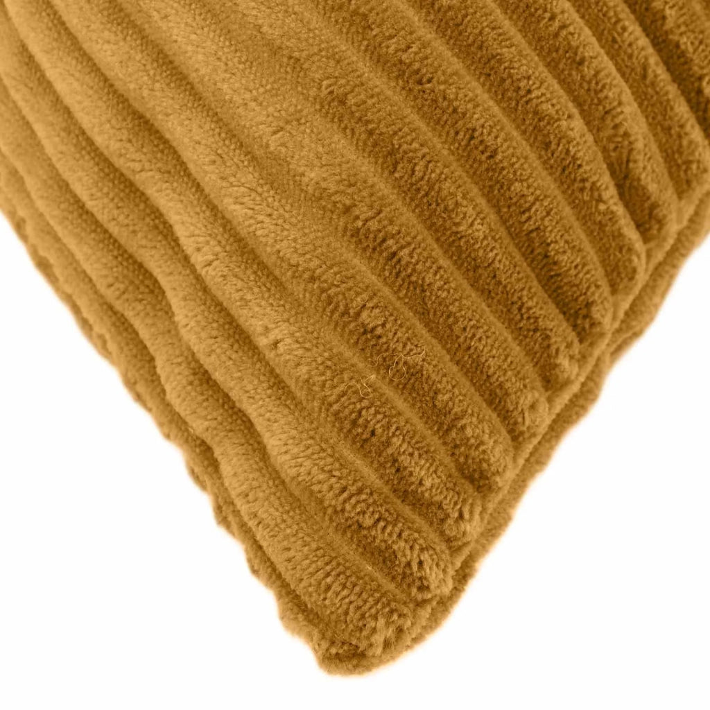 Federa 6 pcs ALMELO Giallo 65 x 65 cm corduroy 915508