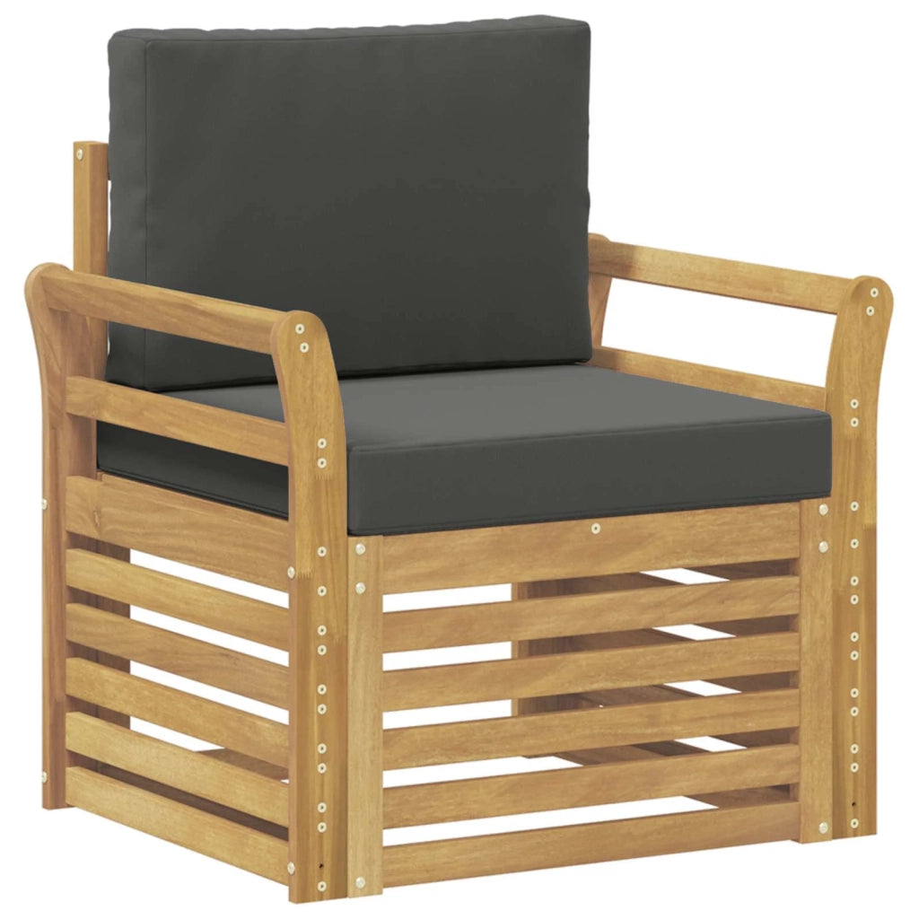 Set di divani da esterno-Sofa da giardino Poliestere Bianco 621131