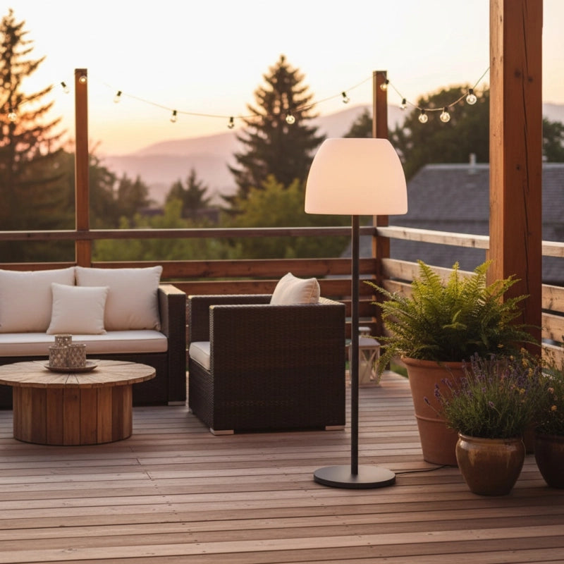 Lampadaire solaire musical (avec pied)