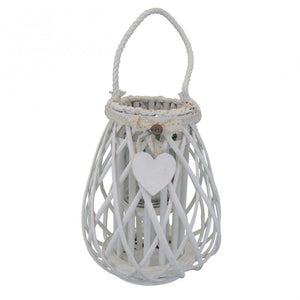 Lanterna Suzanne   in Vimini Bianco