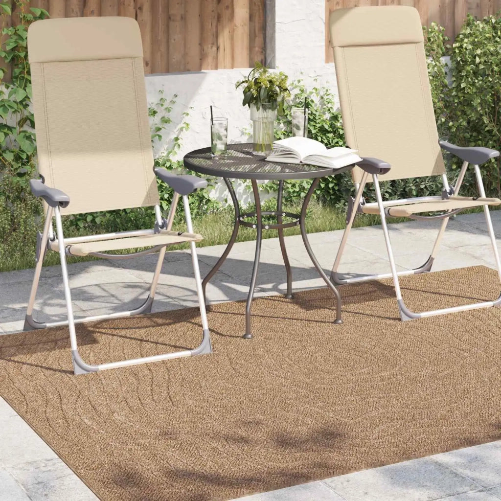 Tappeti per area Moiré AGIRA Naturale 200 x 140 cm Poliestere 42022537