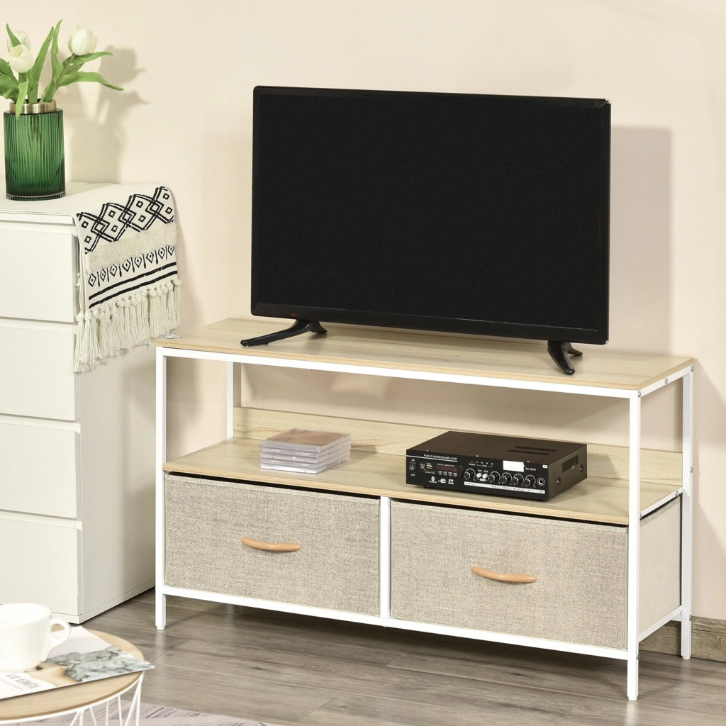 Mobile TV con Cassetti Pieghevoli ¨C zephmum ¨C Legno 98x29x56cm
