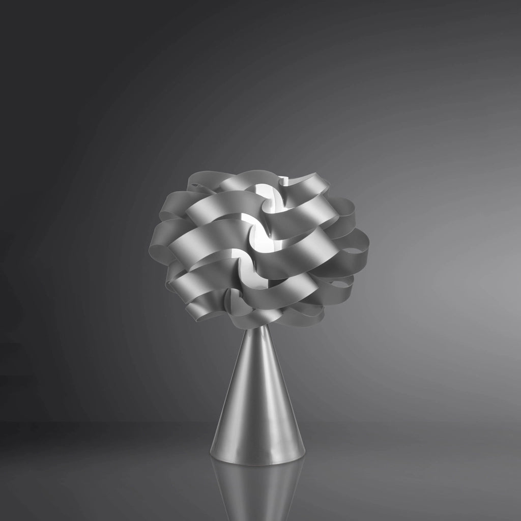Lampada Da Scrivania-Ufficio Moderna Cloud Polilux ® Argento 1 Luce E14
