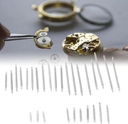 Pennelli per orologio a stecca in acciaio inossidabile - Pennelli a molla robusti per orologio - Pennelli per riparazione orologio - Pennelli per orologio - Kit di accessori per orologio per la riparazione - Accessori per molla (30 pezzi)