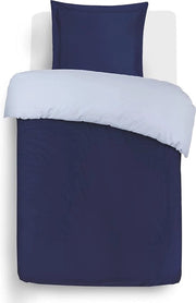Set di Cuscini per Letto Reversibile - Coperta di Letto a Due Tinte 140 x 200 cm - 100% Cotone