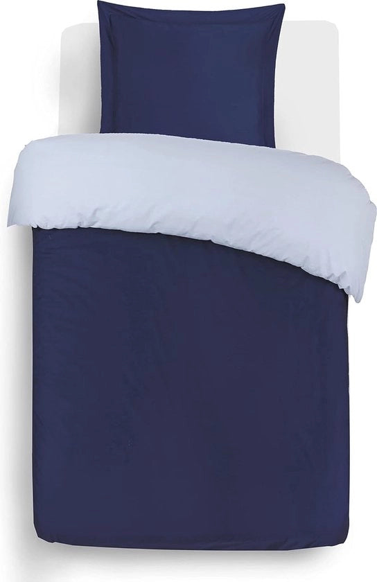Set di Cuscini per Letto Reversibile - Coperta di Letto a Due Tinte 140 x 200 cm - 100% Cotone