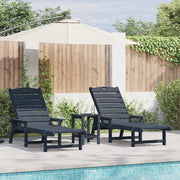 Lettino da sole 2 pcs Navy 195,5 x 53 x 98,5 cm Polietilene 3335851