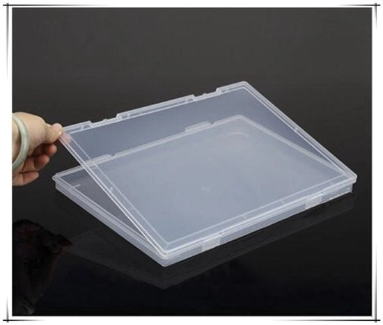 Archivio A4 Portatile Cassa Transparente Materiale Plastico Ufficio Documenti Carta Organizzatore PP Archiviazione Raccolta Contenitore Tijdschriften Organizzatore Cassa 2-Pack (30 x 21,1 x 2 cm)