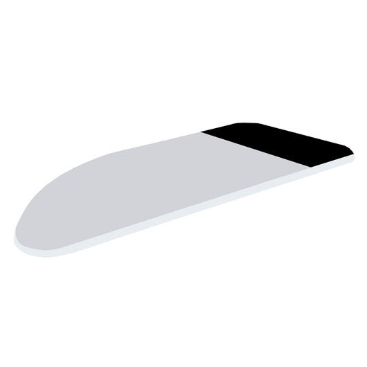 Copriasse Ricambio Asse da Stiro Kolossal 125x48 cm Cotone Spugna Feltro Grigio