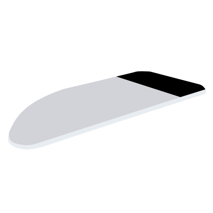 Copriasse Ricambio Asse da Stiro Kolossal 125x48 cm Cotone Spugna Feltro Grigio