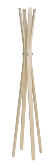 Attaccapanni Herdasa legno di faggio finitura rovere 182x42x42