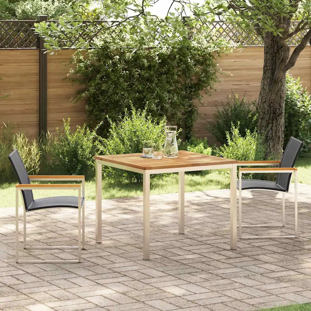 Set da Pranzo per Giardino 3 pcs Legno di Acacia Massello 3334813