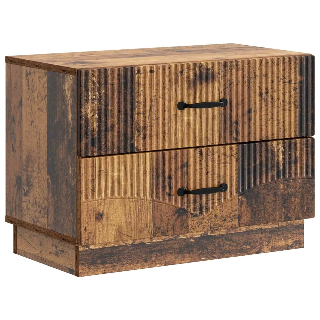 Armadio da Notte con cassetto Legno antico 62 x 34,5 x 44,5 cm 895243
