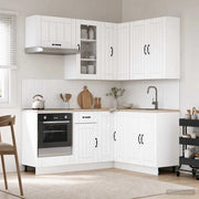 Unità Cucina LUCCA 8 pz Bianco Legno ingegnerizzato 3438391