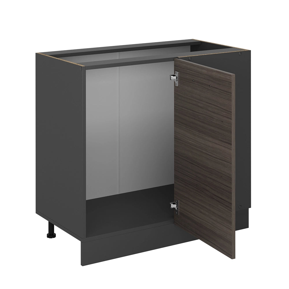 Mobile ad angolo cucina R-Line Grigio nobile/Antracite 86 cm senza piano di lavoro Vicco