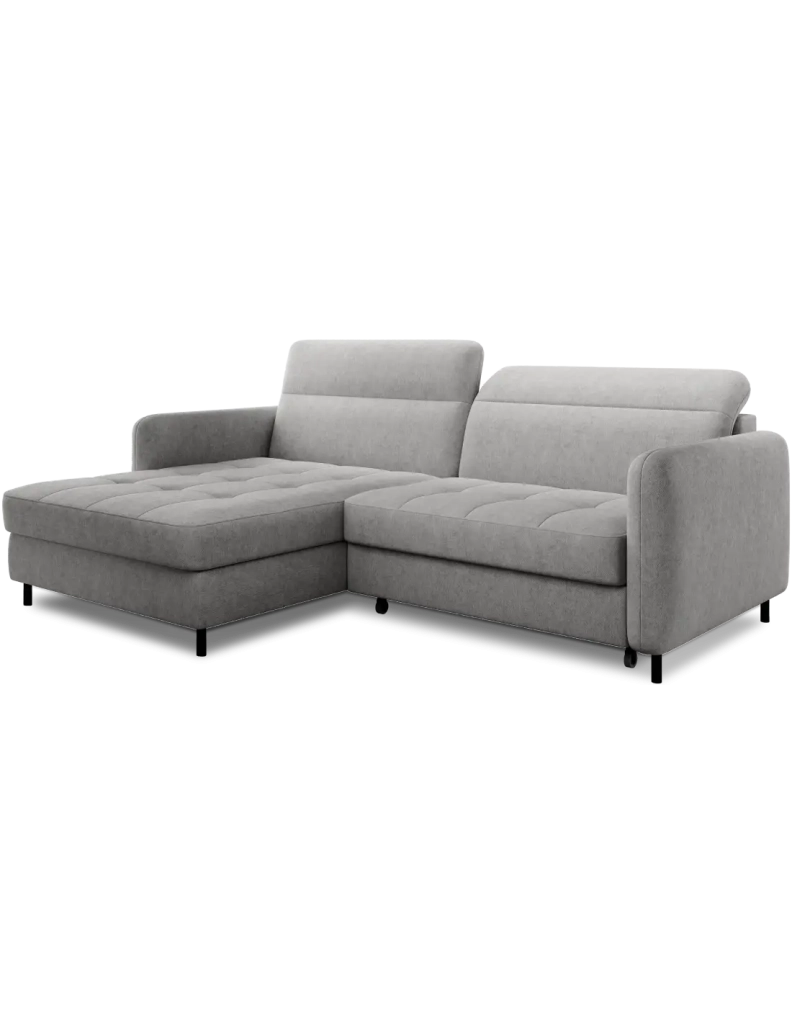 Divano ad angolo collezione GOUMSI colore Grigio chiaro