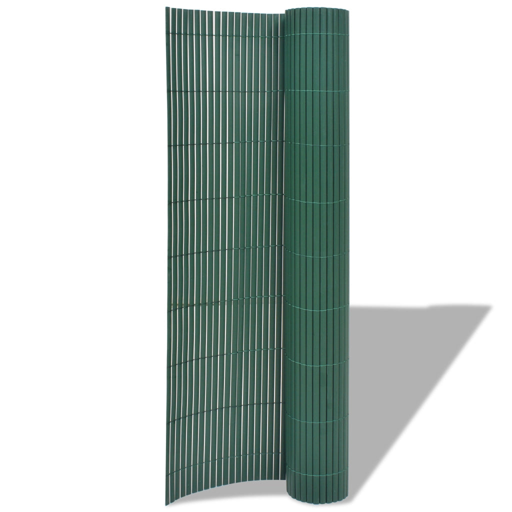 Recinzione da Giardino Doppio Lato Verde 1,5x3 m PVC